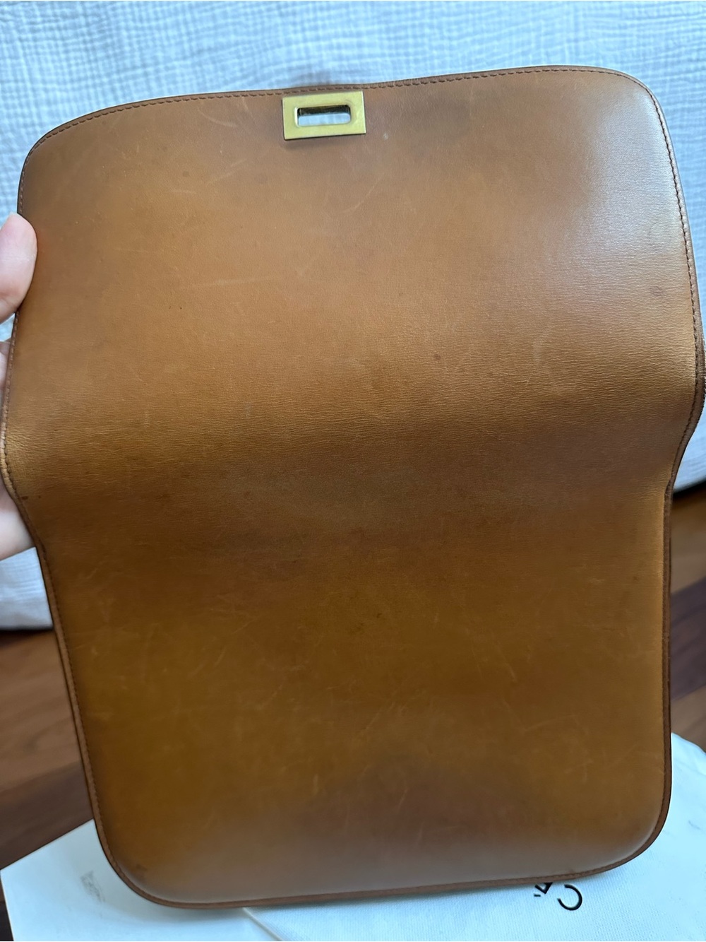 CELINE Phoebe Philo Classic Box Bag in Medium - Color Camel - Picture 7 of 17